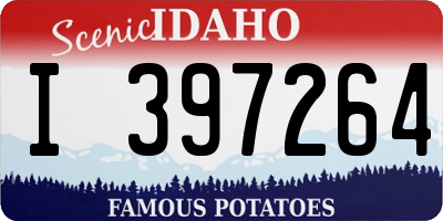 ID license plate I397264