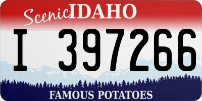 ID license plate I397266