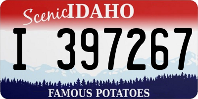 ID license plate I397267