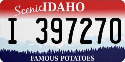 ID license plate I397270