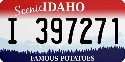 ID license plate I397271