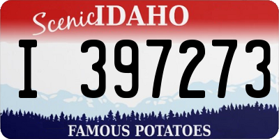 ID license plate I397273