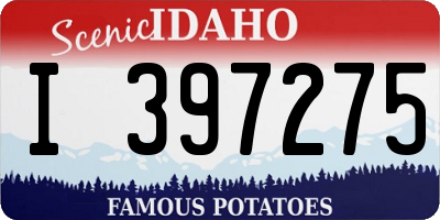 ID license plate I397275
