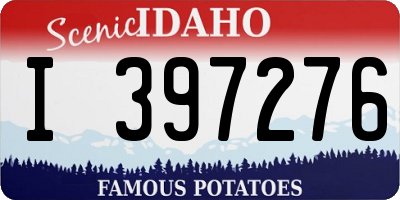 ID license plate I397276