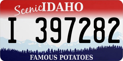 ID license plate I397282