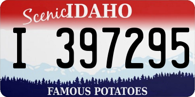 ID license plate I397295