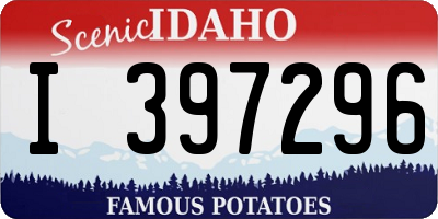 ID license plate I397296