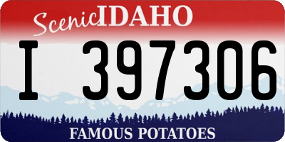 ID license plate I397306