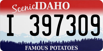 ID license plate I397309