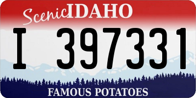 ID license plate I397331