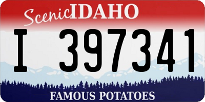 ID license plate I397341