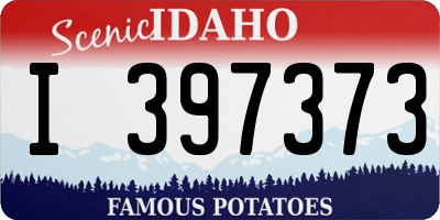 ID license plate I397373