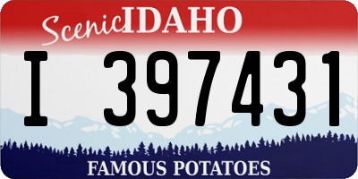 ID license plate I397431