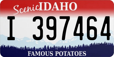 ID license plate I397464