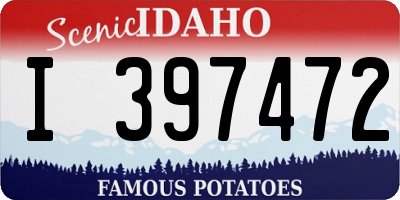 ID license plate I397472