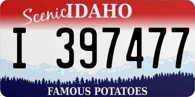ID license plate I397477
