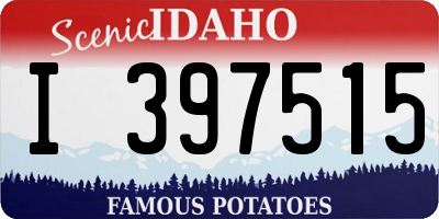 ID license plate I397515