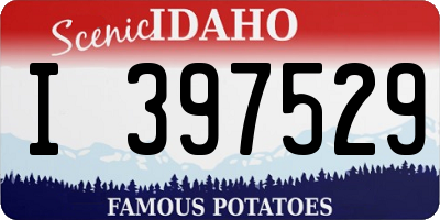 ID license plate I397529