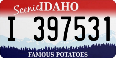 ID license plate I397531