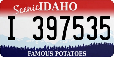ID license plate I397535