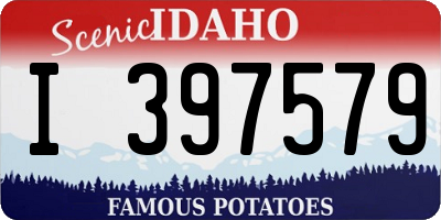 ID license plate I397579