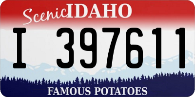 ID license plate I397611