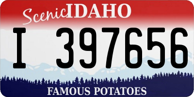 ID license plate I397656