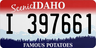 ID license plate I397661