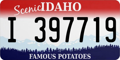 ID license plate I397719