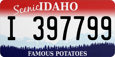 ID license plate I397799