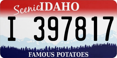 ID license plate I397817