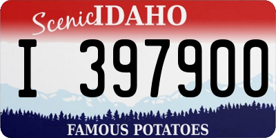 ID license plate I397900