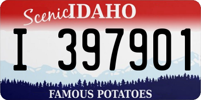 ID license plate I397901