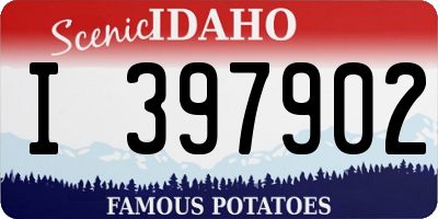 ID license plate I397902