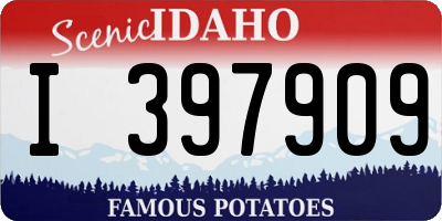 ID license plate I397909