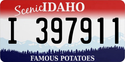 ID license plate I397911