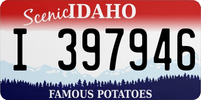 ID license plate I397946