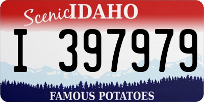 ID license plate I397979