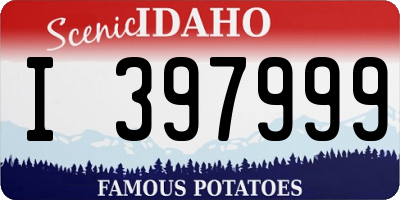 ID license plate I397999
