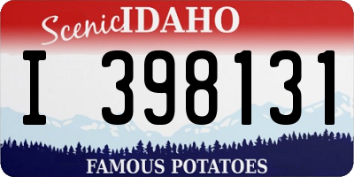 ID license plate I398131