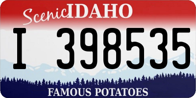 ID license plate I398535