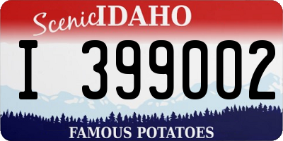 ID license plate I399002