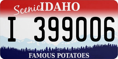 ID license plate I399006