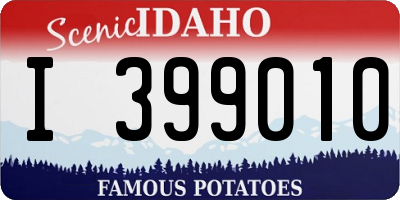 ID license plate I399010