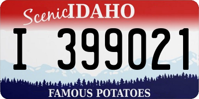 ID license plate I399021