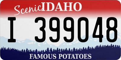 ID license plate I399048