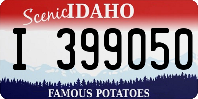 ID license plate I399050