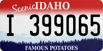 ID license plate I399065