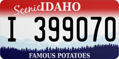 ID license plate I399070