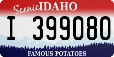 ID license plate I399080